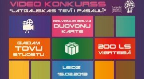 Turpynojās dorbu īsnīgšona video konkursam „Latgaliskais tevī i pasaulī”