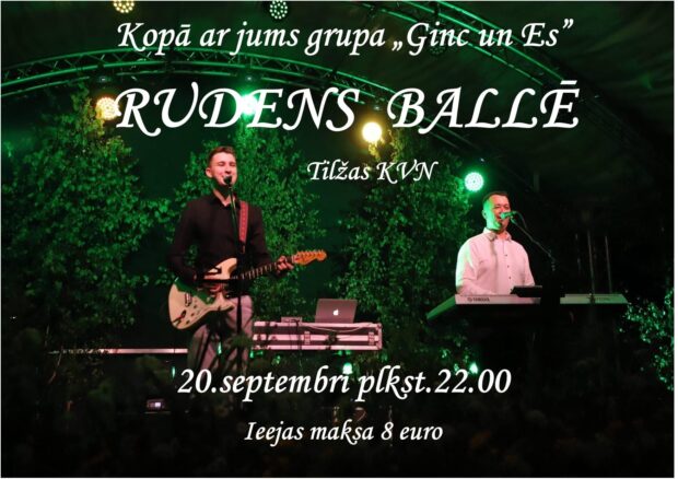 Rudiņa balle ar grupu "Ginc un Es" @ Tiļžys Kulturys i viesturis noms