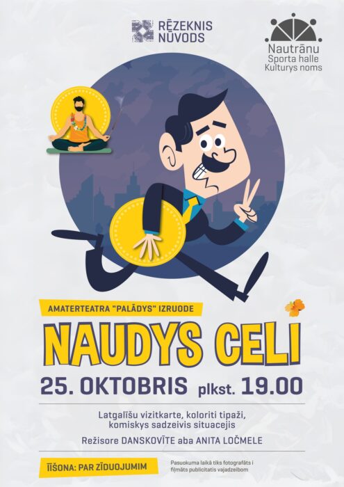 Baļtinovys amaterteatra "Palādas" izruode "Naudys celi" @ Nautrānu sporta halle - KN