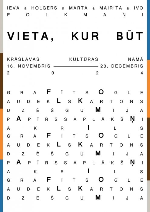 Folkmaņu saimis muokslys dorbu izstuode @ Kruoslovys kulturys noms