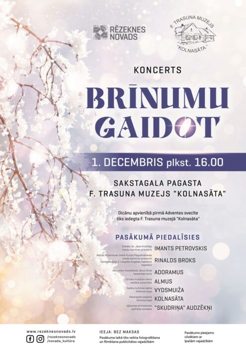 Koncerts "Brīnumu gaidot" @ F. Trasuna muzejs "Kolnasāta"